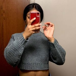 cropped sweater
